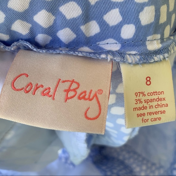 •Coral Bay• Periwinkle Blue Bermuda Shorts - Size8 - Picture 2 of 9